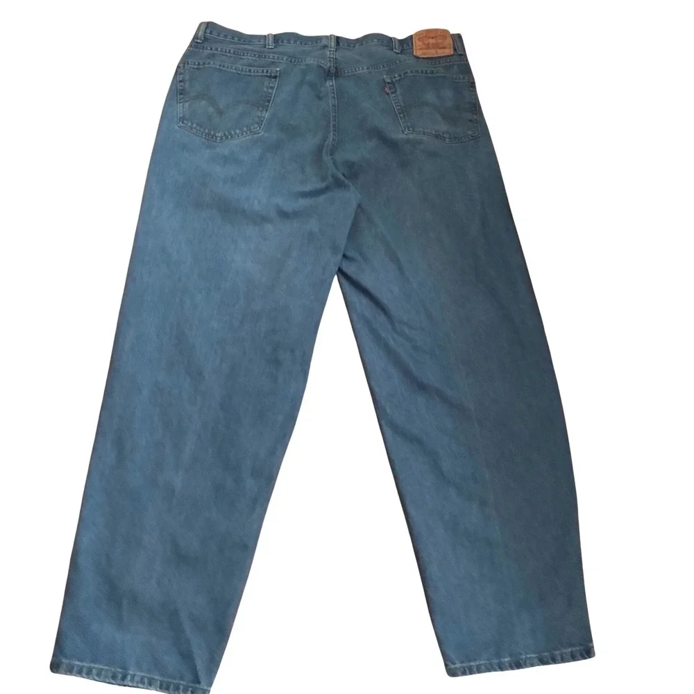 Levi's 560 Comfort Fit Relaxed Tapered Blue Jeans Men's 46x34